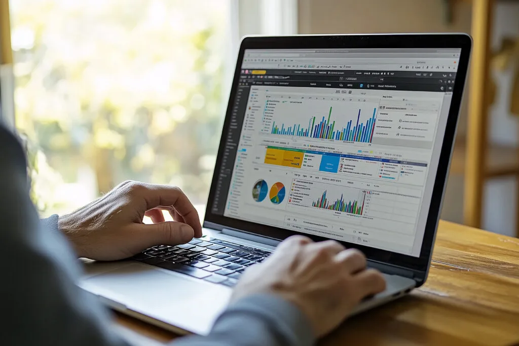 El Marketing de Afiliados y su relación con el SEO Ilustración sobre la optimización de contenido con palabras clave en marketing de afiliados y estrategias SEO.