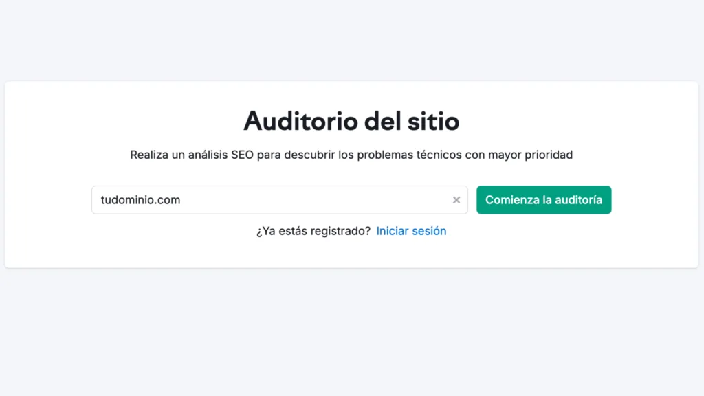 ¿Qué es el error 404?: Cómo afecta el SEO y cómo corregirlo herramienta de auditoría de sitios de Semrush
