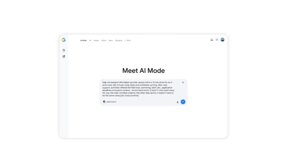 Cómo el AI Mode de Google cambiará las reglas del SEO Imagen 8 AI Mode de Google - Keycode Agencia Digital