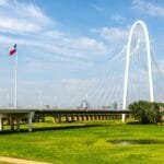 Dallas SEO Agency | Keycode Digital Agency View of the Margaret Hunt Hill Bridge in Dallas, highlighting the local location of a specialized Dallas SEO agency. SEO Agency in Dallas-Keycode