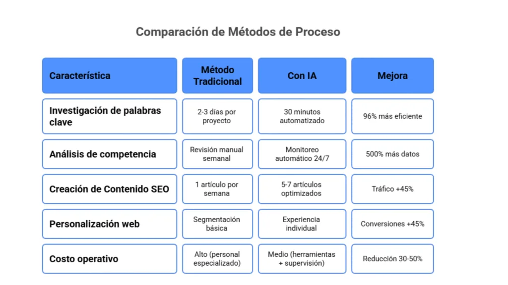 Especialista en inteligencia artificial analizando datos de SEO y marketing digital en setup tecnológico avanzado - Keycode Agencia Digital